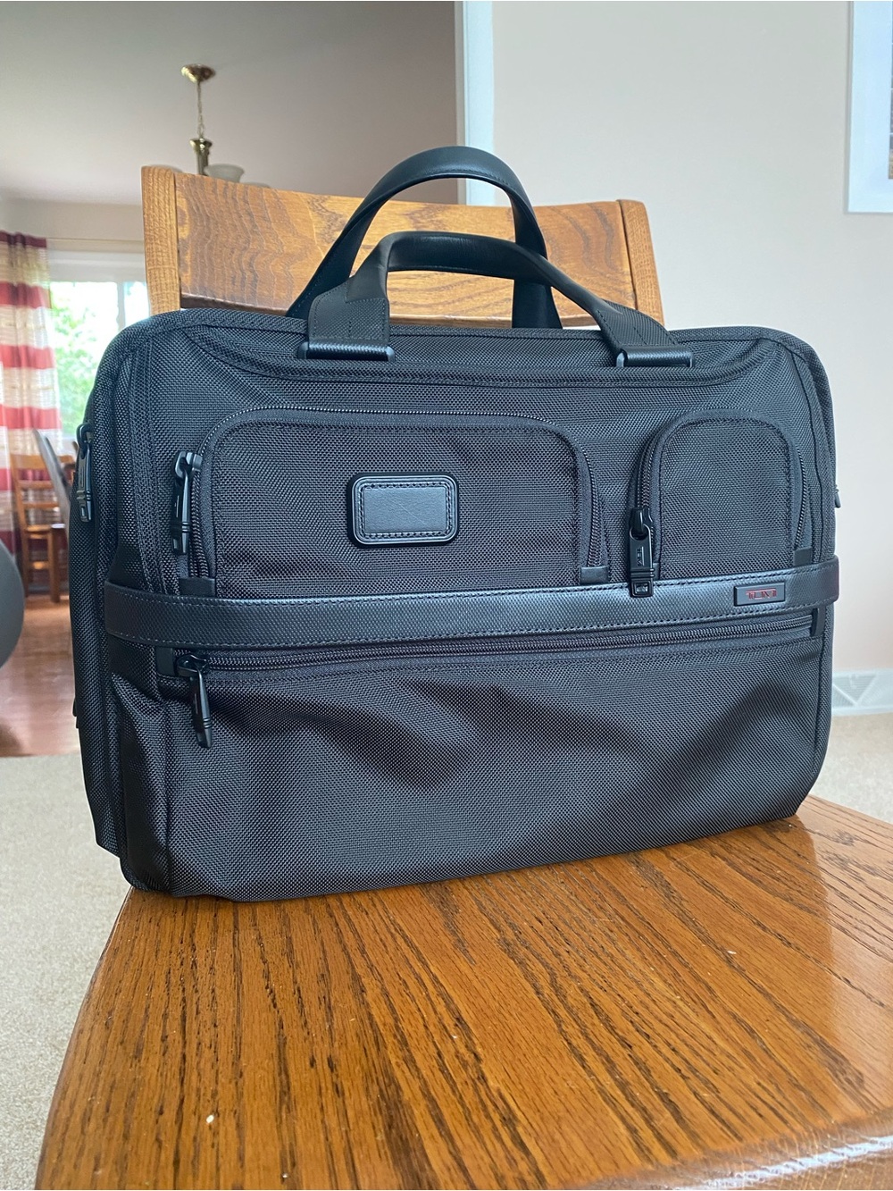Tumi Black Men's Briefcase Laptop Bag